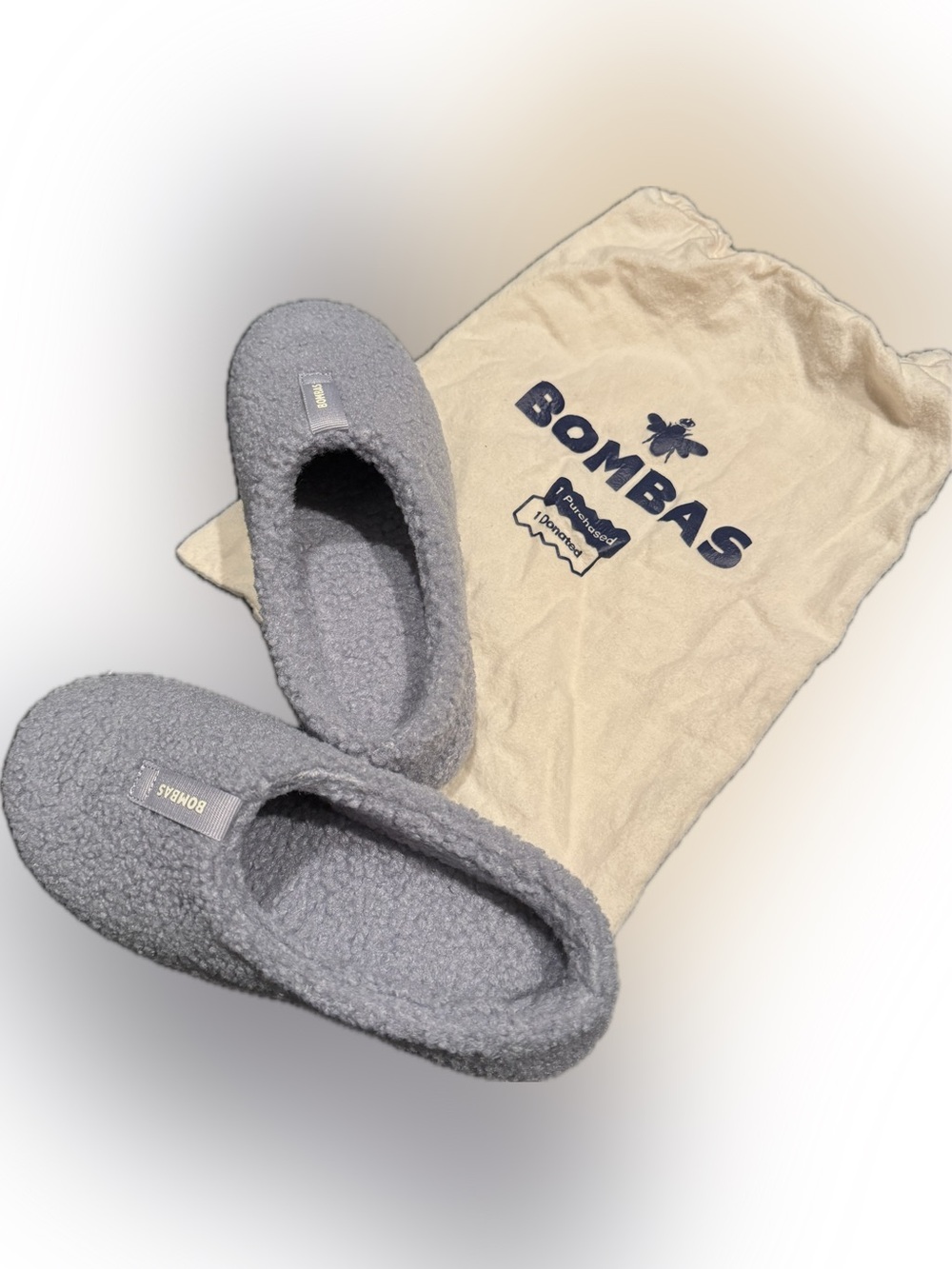 New Women’s gray Sherpa slippers size 7